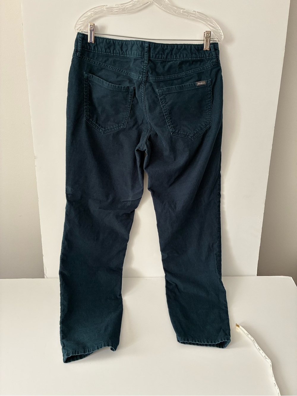 Eddie Bauer Slim Boyfriend Corduroy Pants- Women’s Size 10 - Blue Green - Picture 2 of 9